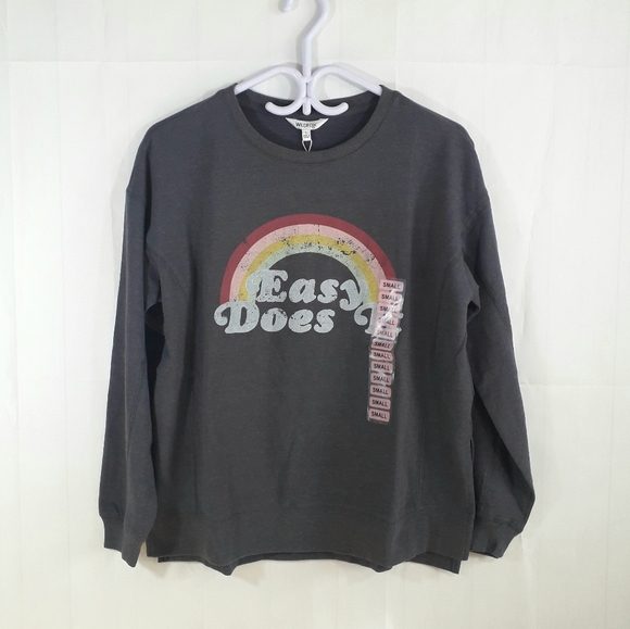 Wildfox | distressed graphic grey sweatshirt - Picture 4 of 10